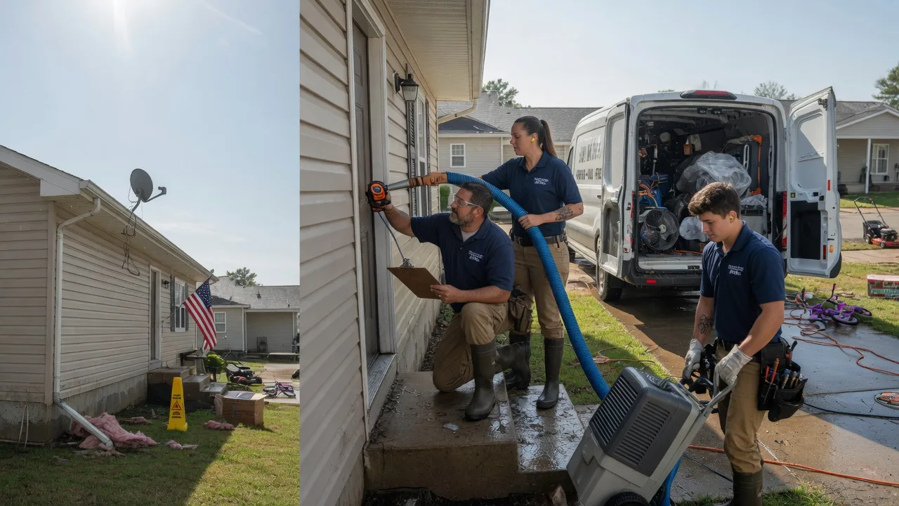 Ceiling Water Damage Restoration in Gates, TN near me
